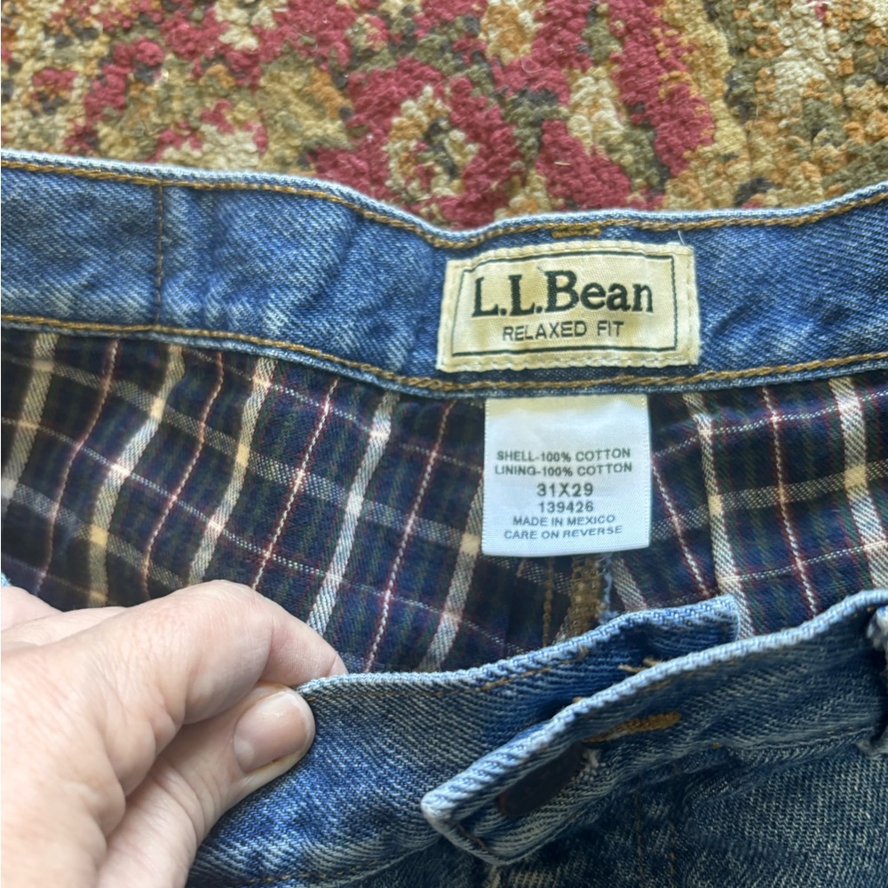 L.L. Bean Relaxed Fit Denim Jeans vintage